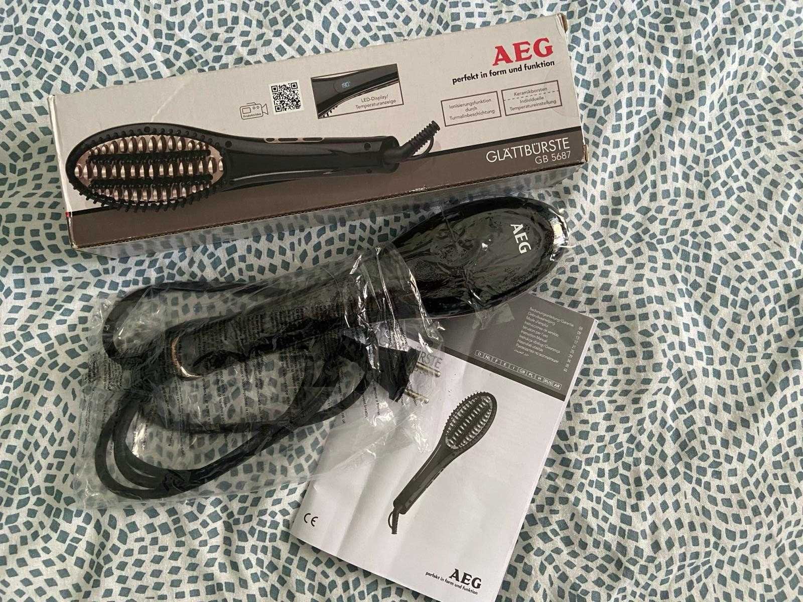 Aeg straightening brush cheap