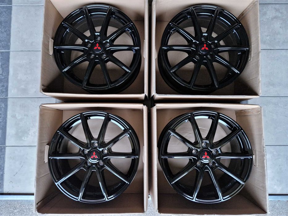 Alufelgi 17 5x114,3 MITSUBISHI ASX Eclipse Cross Lancer Czarne 708#