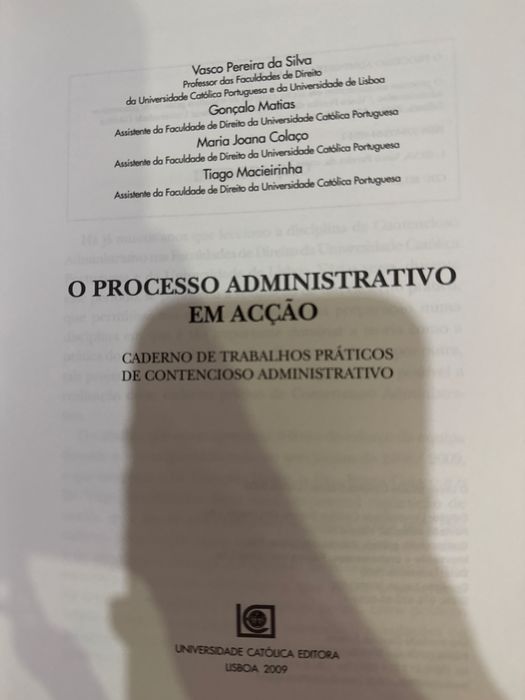 O processo administrativo em acao | vasco pereira da silva