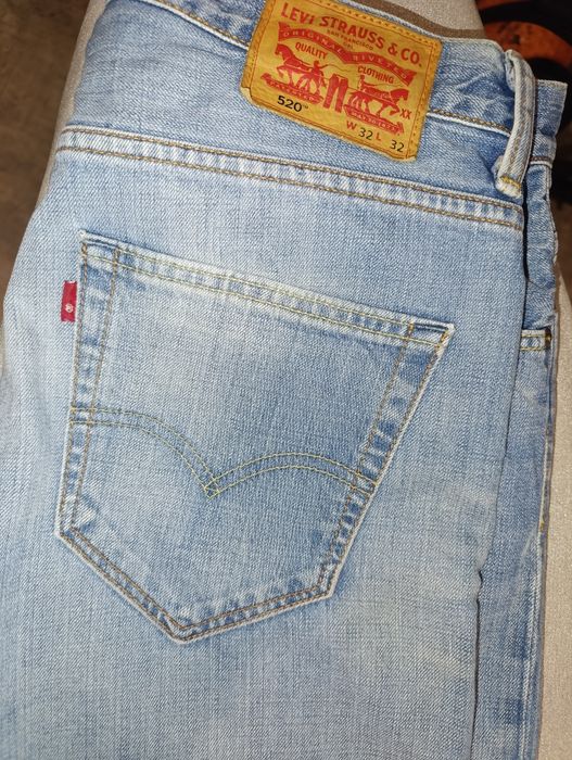 Levi's W32L32 Levi's 32/32 Levi's 520 pas92 spodnie męskie
