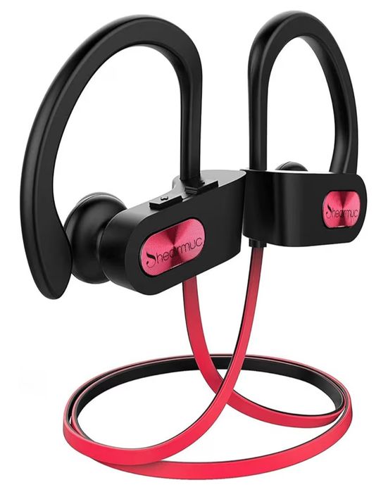 Mpow Flame S Headphones Earbuds Sport Ear Hook APTX HD Qualcomm - BH088A Red