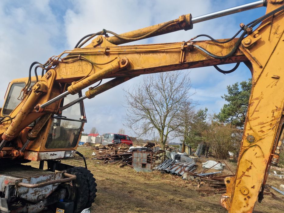 Atlas 1204 KOPARKA CZESCI pompa hydrauliczna most siłownik łyżka