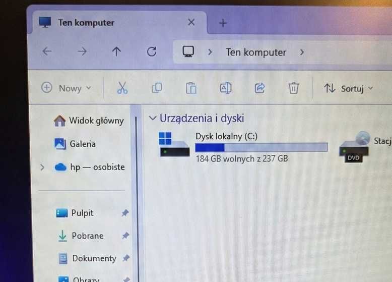 Laptop HP EliteBook 8570p biznesowy, Windows 11 Pro, aktualizacje