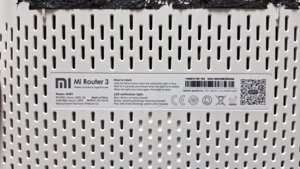 Mi router 3 mir3