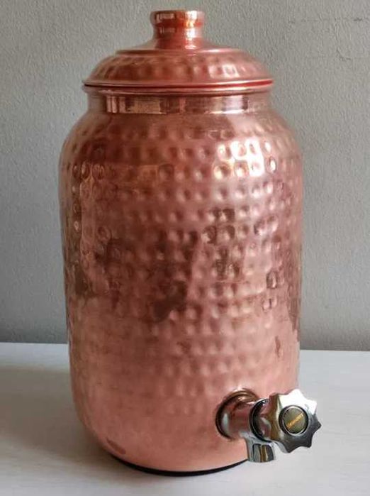 Baniak miedziany na wodę / Naczynie miedziane / 4,5 l / Bangalore