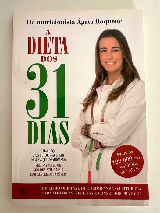 Livro Ágata Roquette - A Dieta dos 31 Dias (Intacto)
