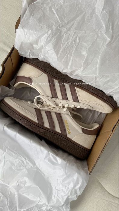 Оригинал Adidas Handball Spezial Brown Cream White Gum