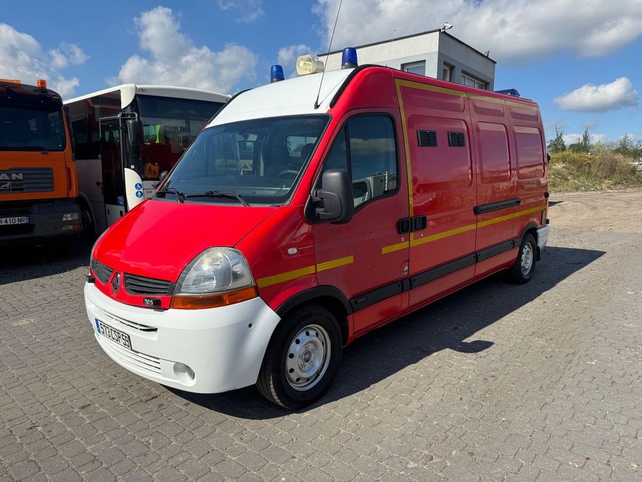 Renault Master L3H2 Webasto Klima 2xDrzwi Przesuwne Przetwornica 230V  Kamper Camper Ambulans Karetka Serwis Mobilny Warsztat Foodtruck