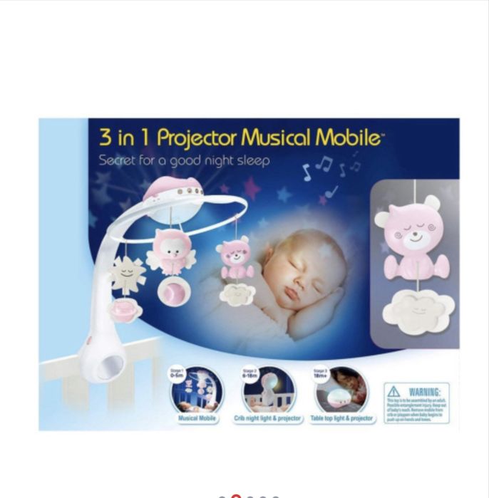 Музикальний мобіль Infantino 3в1
