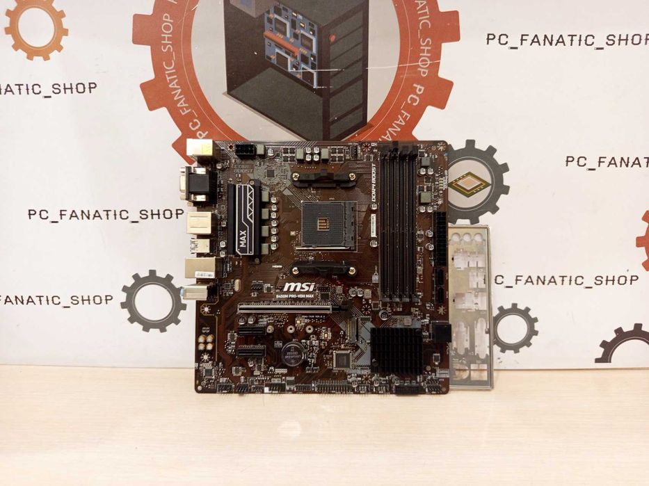 Материнська плата MSI B450M PRO-VDH MAX Гарантія 1 місяць