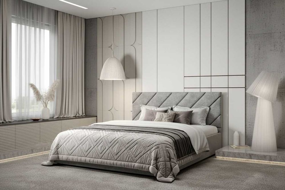 Кровать-подиум Naomi 160—брутальная элегантность и современный комфорт