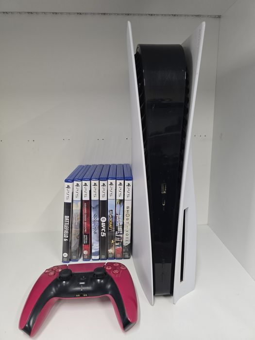 Konsola PlayStation 5 z napędem plus gry mega zestaw