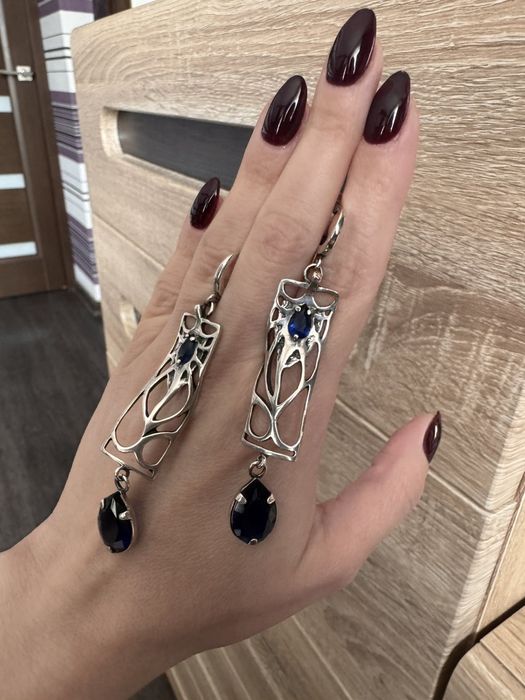 Сережки срібні 925 проба, серьги серебро,  срібло