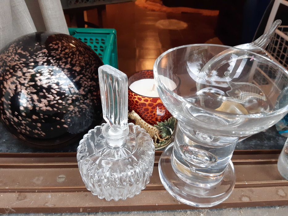 Lindas peças decorativas em vidro