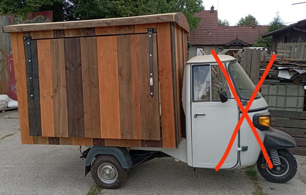 Zabudowa do Ape Piaggio