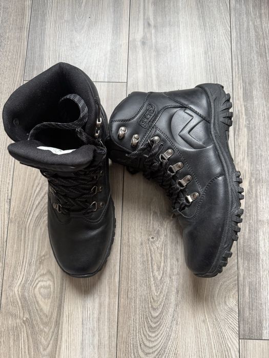 Skórzane trekkingowe buty za kostkę