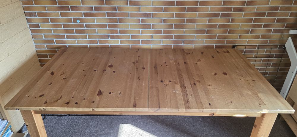 Stół ikea stornas, lite drewno