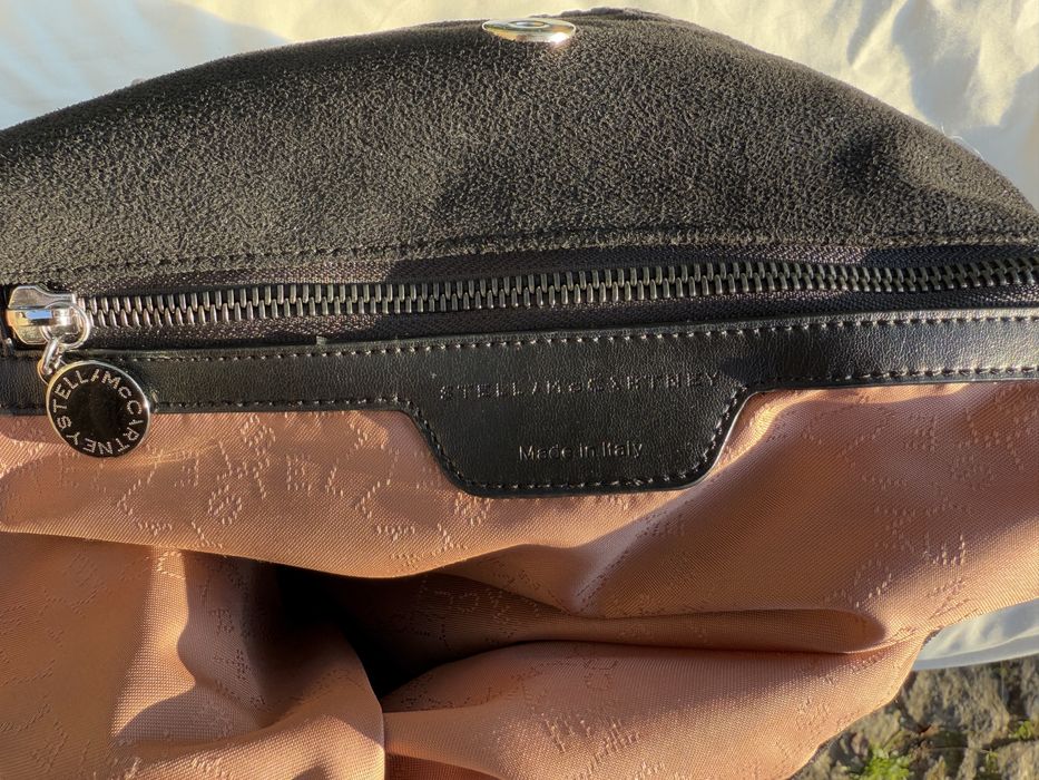 Carteira Stella McCartney Falabella chevron tote bag.