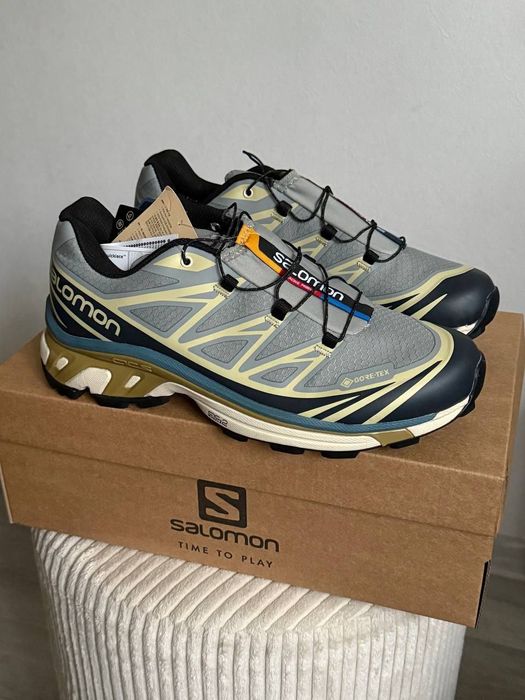 Salomon XT-6 Adv Dover Blue Beige Gore-Tex , кросівки саломон 40 41