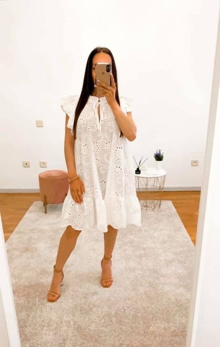 Vestido Bordado Inglês