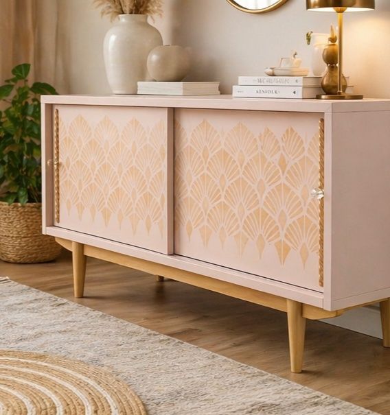 Designerska komoda retro.Styl  Boho. Unikat. Pod rtv