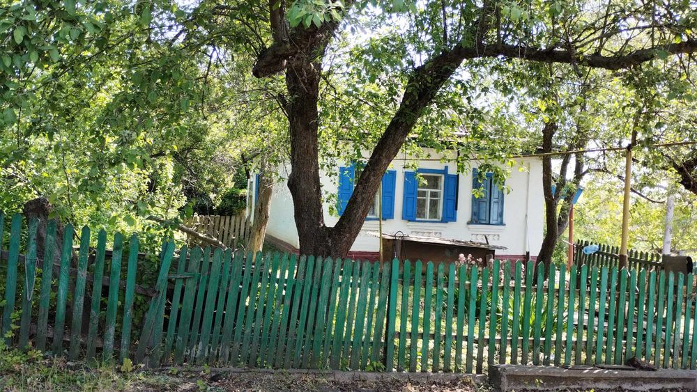 продається будинок в селі з господарськими будівлями.