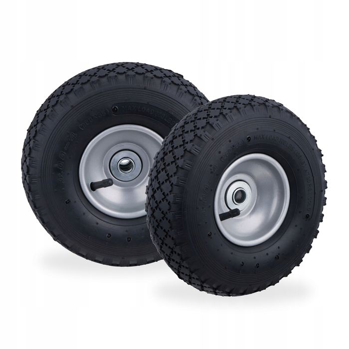 Relaxdays Zestaw kół - kółek do wózka transportowego 2szt