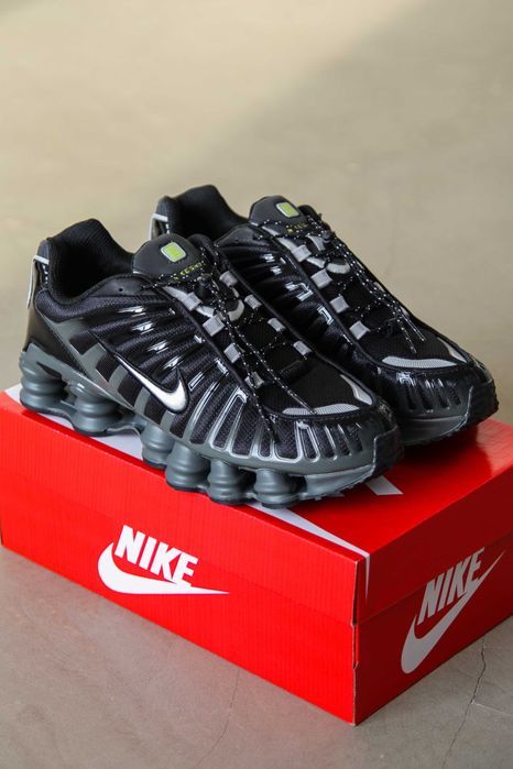 !SALE! Nike Shox TL Black/Grey 36 37 38 39 40 41 42 43 44 45 46 шокс