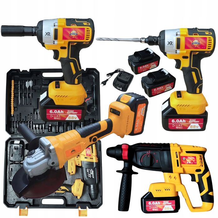 Zestaw narzędzi akumulatorowych 3w1