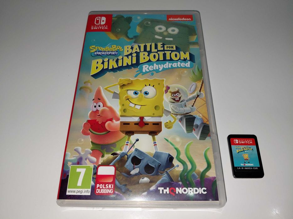 switch SpongeBob Battle for Bikini Bottom PL platform mówią po polsku