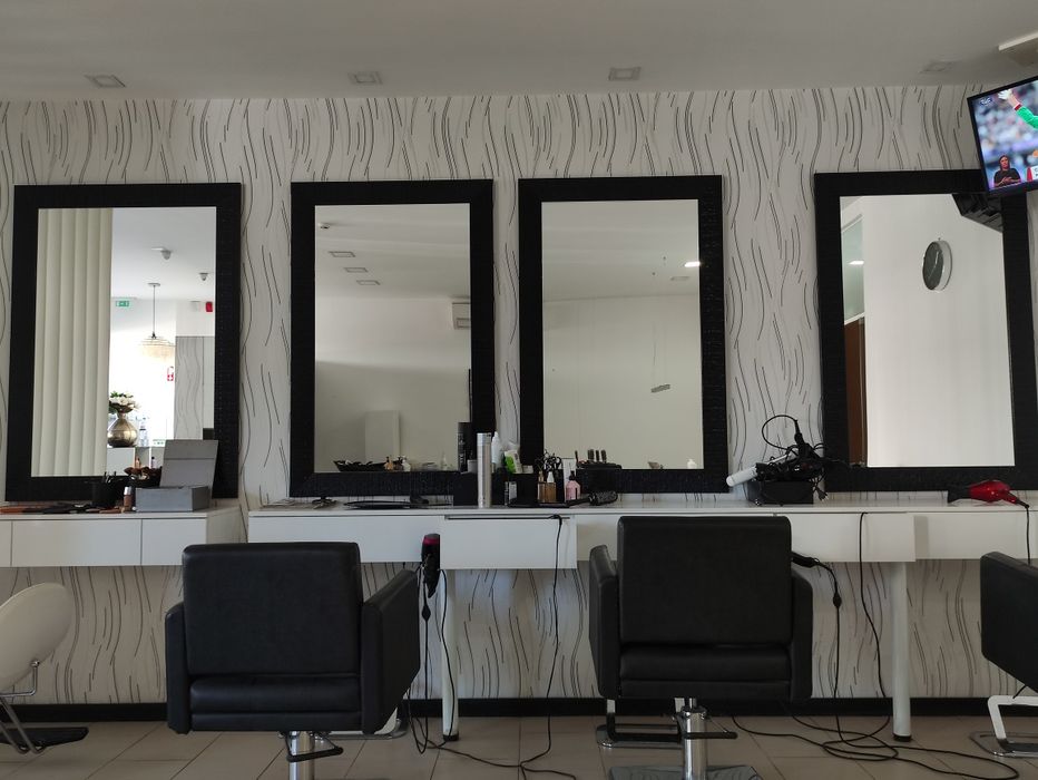 Espelhos salão cabeleireiro