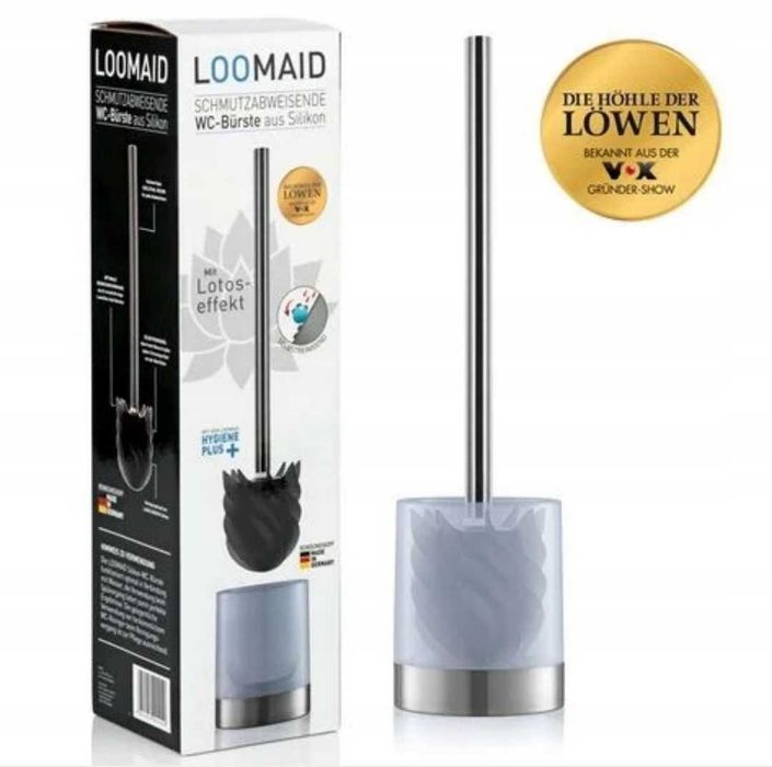 Silikonowa szczotka do WC LOOMAID z efektem lotosu