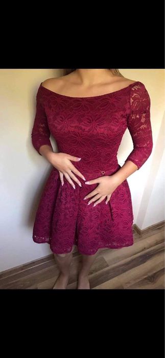 Śliczna sukienka rozkloszowana ROGOZA