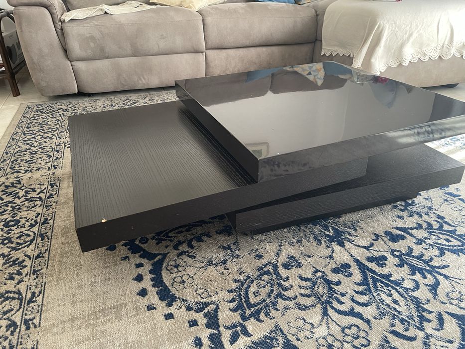 Mesa de Centro Modular Preta
