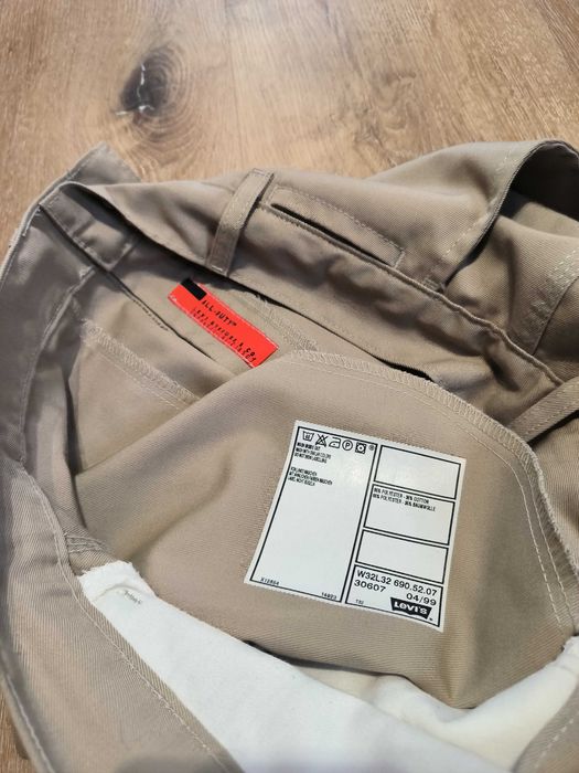 Spodnie Bojówki Cargo Levi's Beżowe Levis