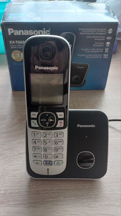 Telefon bezprzewodowy Panasonic KX-TG6811PDB – używany, sprawny