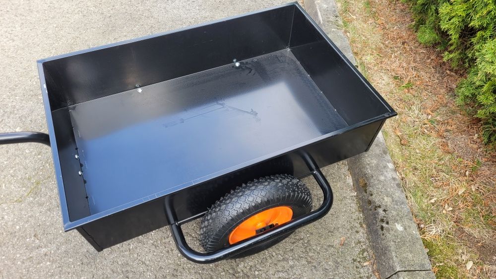 POLSKI WÓZEK OGRODOWY ROLNICZY taczka przyczepka Mocna !