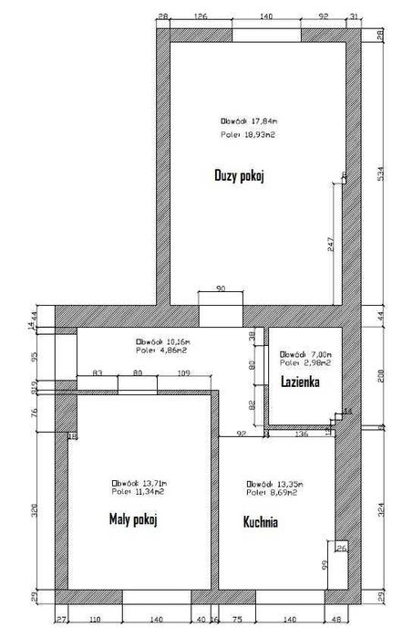 Jaracza, 2 pokoje, 50m2