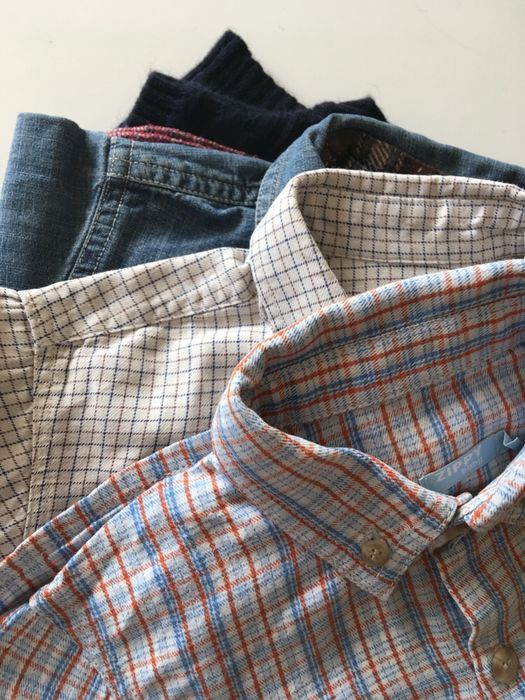 Conjunto 3camisas e 1colete malha