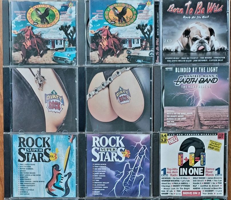 Płyty CD składanki rock/metal