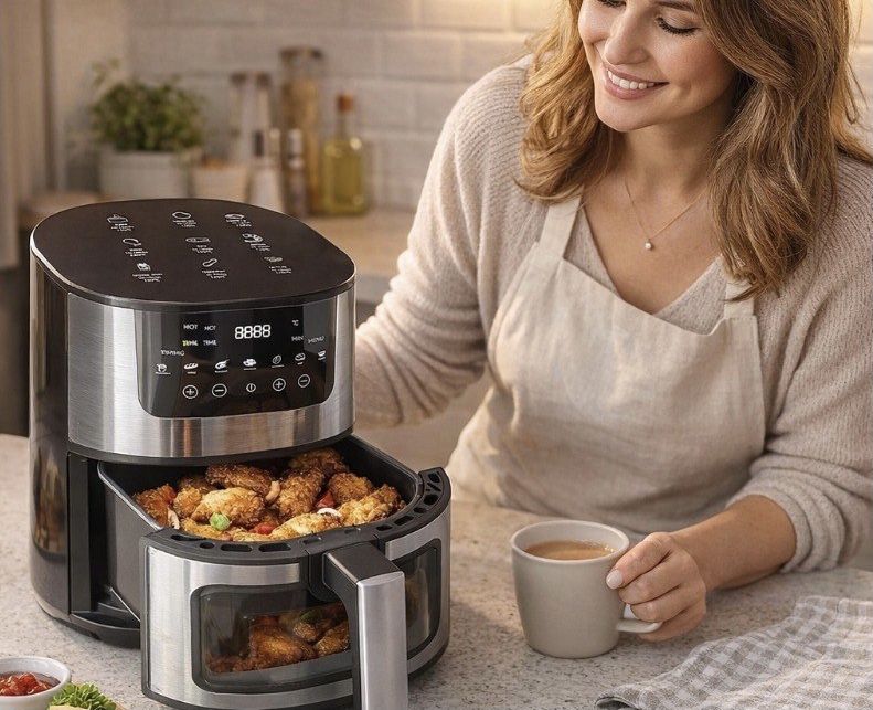 Аерогриль Rainberg rb-2268 на 8л без олії мільтипіч аэрофритюрница