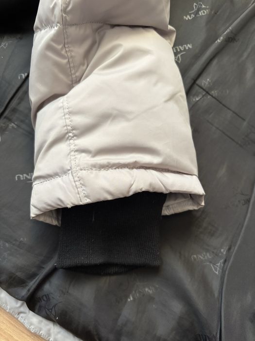 Пуховик чоловічий сірий укорочений, р. 48