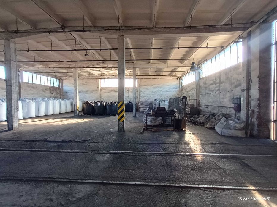 Wynajmę halę magazynową 626 m2 + ochrona + monitoring Racibórz strefa