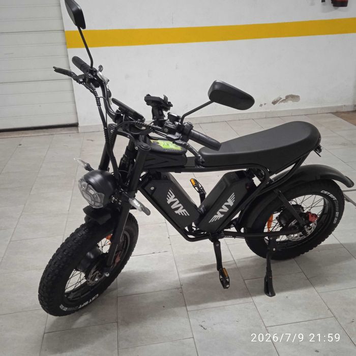 Aproveite - Bicicleta elétrica nova, 2000 W - 40 Ah, 52 V.