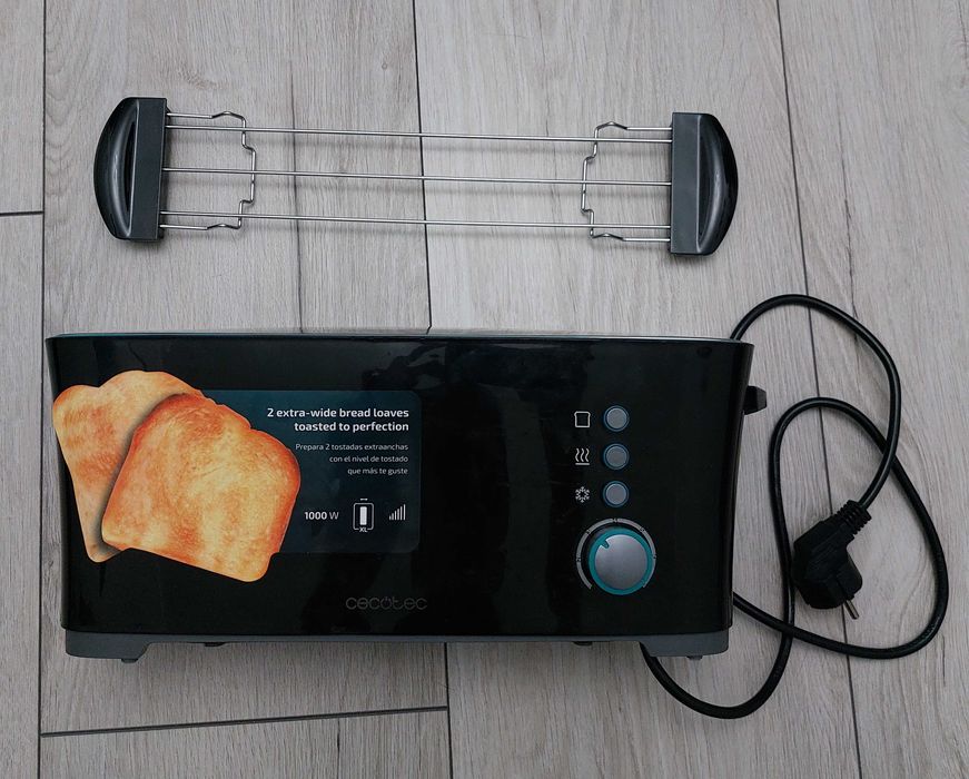 Toster Cecotec Toast&Taste Extra B czarny 1000 W