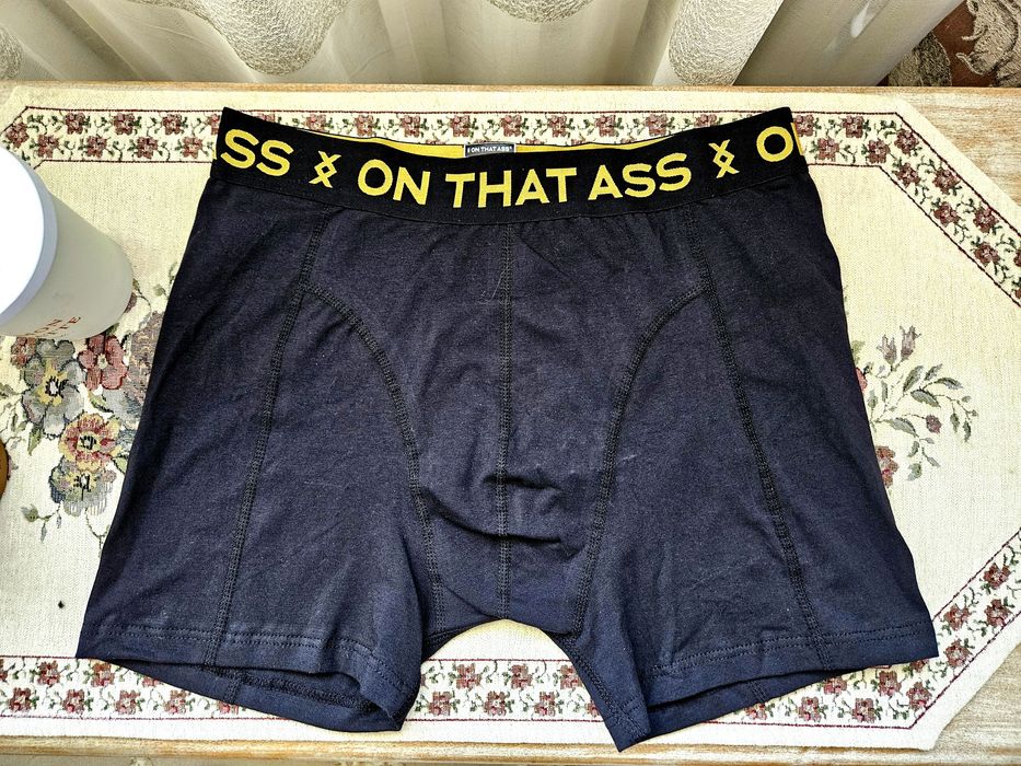 Męskie bokserki On That Ass. Czarne -M