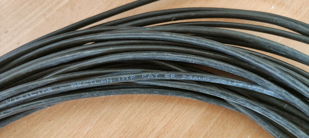 Kable elektryczne po budowie