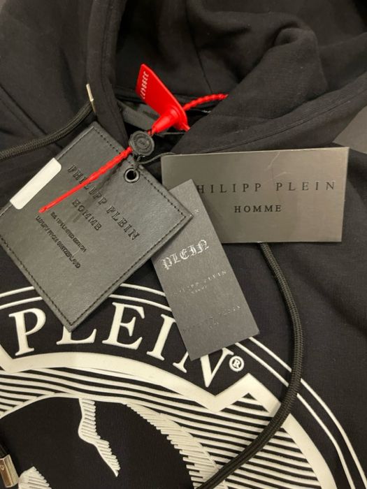 Худі Philipp Plein Outline Skull чорне M новий