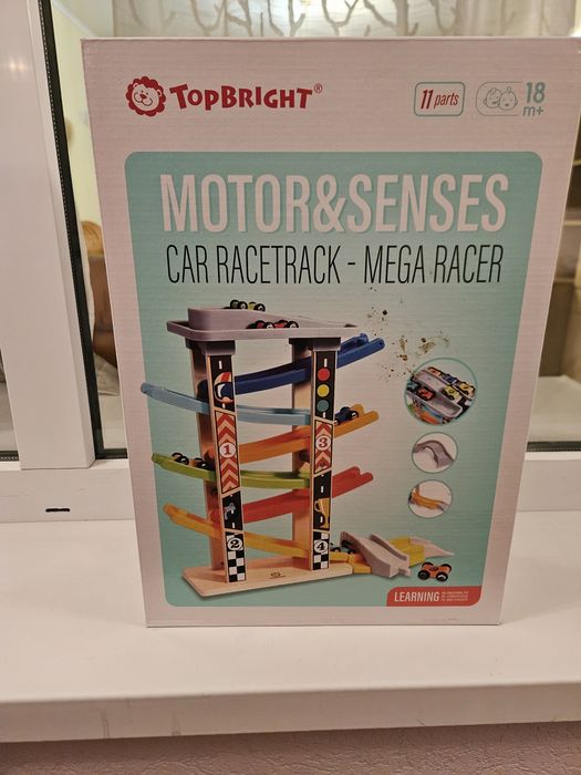TopBright дерев’яний трек для машинок Mega Racer