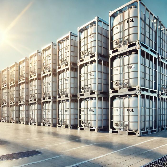 Depósitos IBC de 1000L - Palete Metálica = 80€
